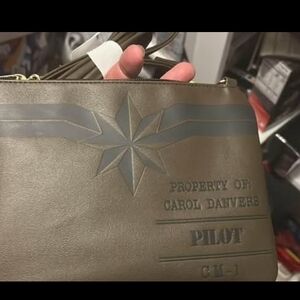 Ladies Captain Marvel Themed Purse